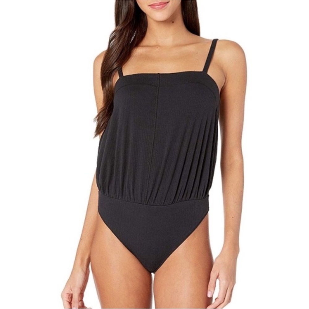Free people Marissa black bodysuit top